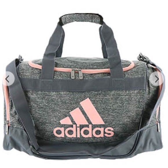 Adidas | Defender II Duffle Bag | Medium Size Grey + Pink | NWOT - Picture 5 of 8